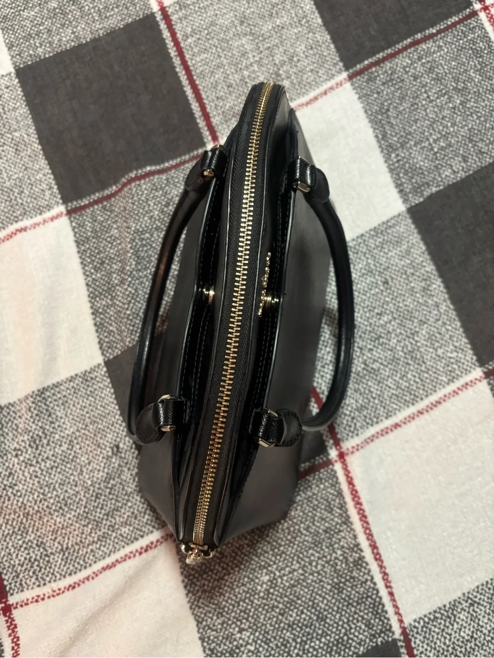 Kate Spade New York Black Saffiano Dome Satchel